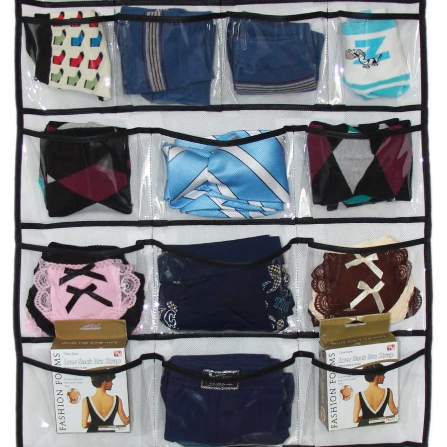 Двустранен Органайзер за Закачалка с 42 Джоба за Съхранение - Atron - Atron Двустранен Органайзер за Закачалка с 42 Джоба за Съхранение - Atron - Atron